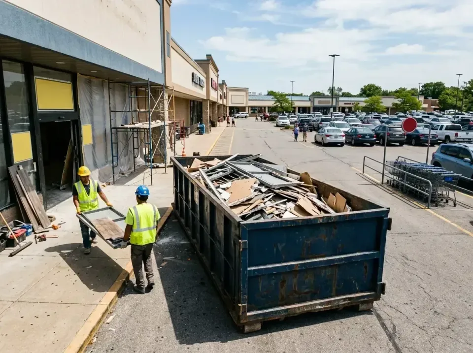 retail-store-renovation-debris-003 — frequently asked questions, Roll-off Dumpster Rentals in Liberty, IN